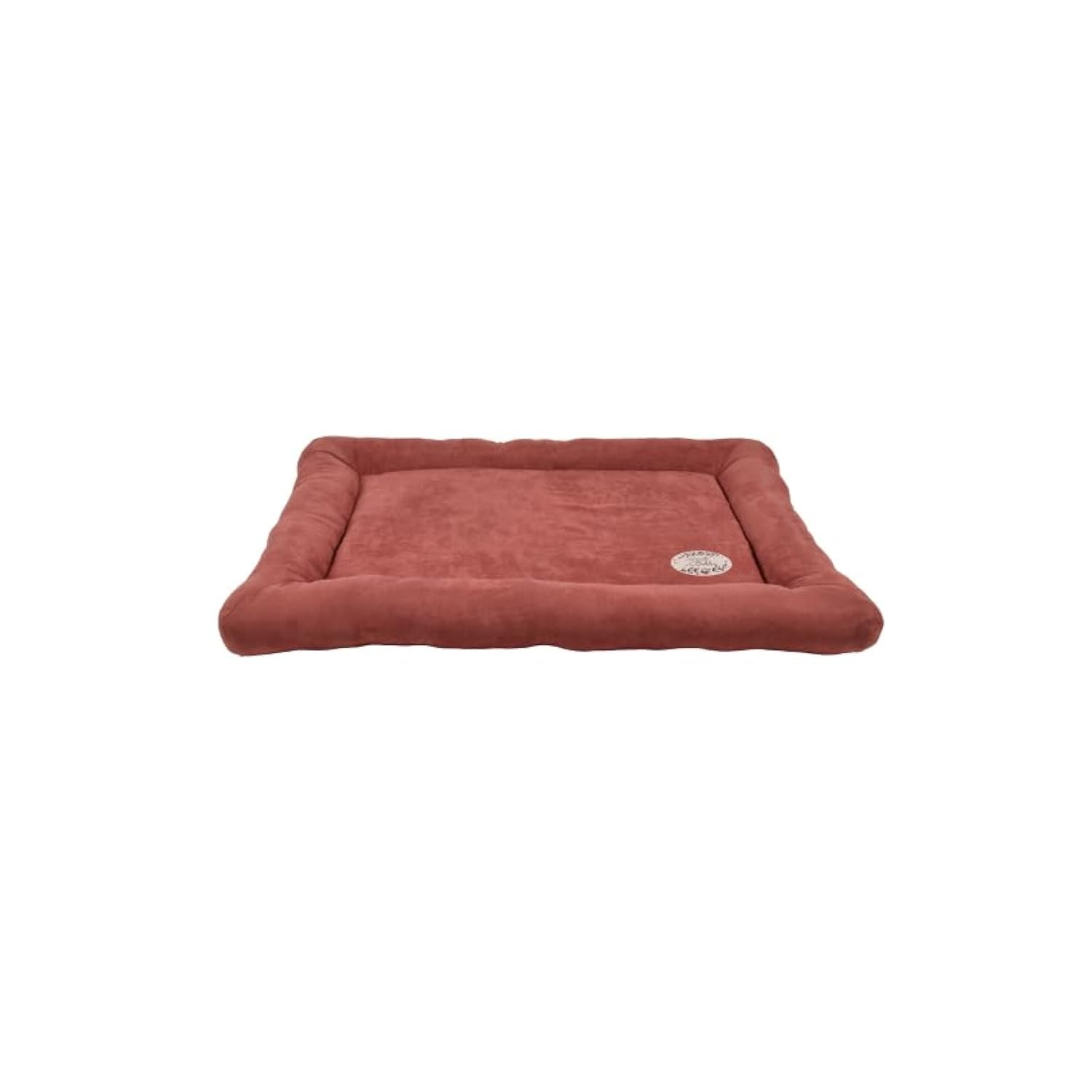 Bobby Douce Matelas pour Chien et Chat Extra Doux en Peluche Lavable en Machine Rose 80 x 60 x 5 cm