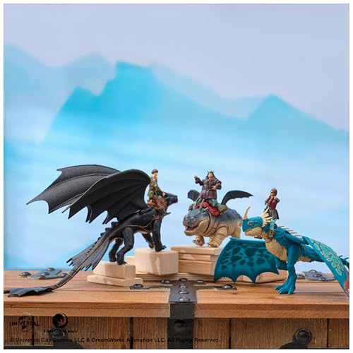 SPIN MASTER PACK DRAGON ET VIKING 25 CM TEMPETE Dragons Movie - vue 9
