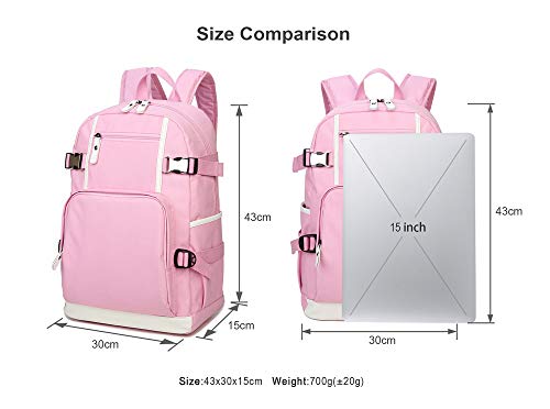 Anime Rugzak Toilet-Bound Hanako-Kun Schooltas voor Laptop Daypack Wandelen Reizen Grote Capaciteit Tas Waterbestendige Schoolrugzak Mannen en Vrouwen - Image 7