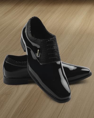 Image of Liberty Fortune A998-07 Formal Lacing Oxford Shoes for Men with TPR Sole | PU Outsole | Comfortable & Lightweight | Cushioned Footbed | Durable & Trendy Design