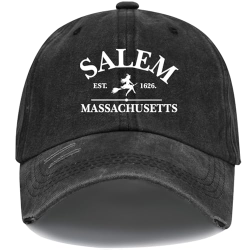 Gorra beisbol Salem Massachusetts Halloween unisex miniatura 1