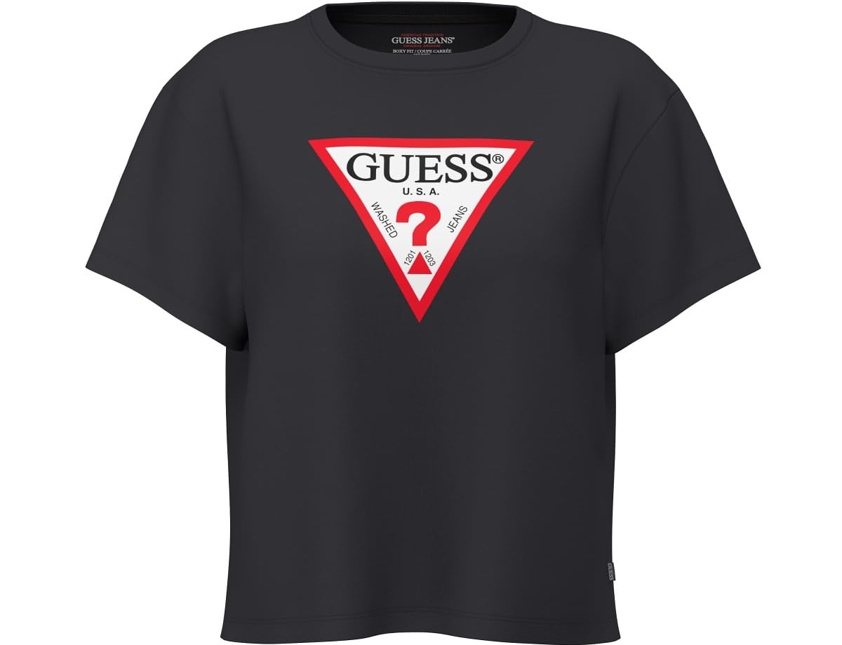 Guess Women's Noir T-Shirt Boxy