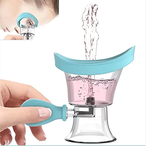 Image of Eye Wash Cup, Eye Wash Bath Kit (Eye Drop Guide /Wash Cup), Silicone Eye Cup for Effective Eye Cleansing, Soothing Tired Eyes (1)