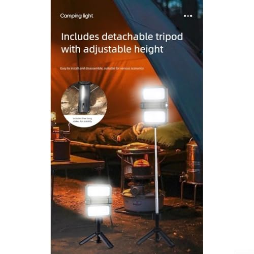 Lampe d'extérieur LED 2000 lm multifonction 5 modes éclairage entretien - 6