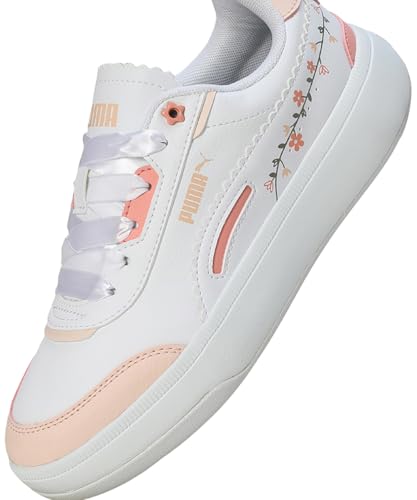 Image of Puma Girls Tori Flower Farm Jr Sneaker