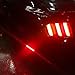 GTINTHEBOX for 2015 2016 2017 2018 2019 Ford Mustang Rear Side Marker Lights Smoked Lens High Power Red 48-SMD LED Lamps