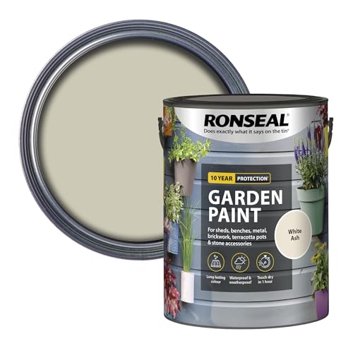 Ronseal Garden Paint (White Ash, 5 Liters)