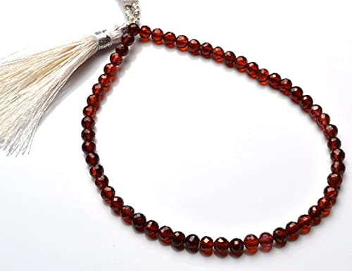 Grenat rhodolite naturel en perles de 4mm pour création de bijoux haut de gamme