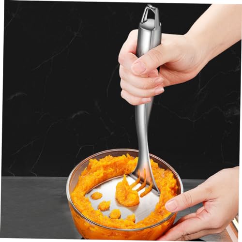 Kartoffelstampfer, Kartoffelstampfer Handstampfer Kartoffelbrei Werkzeug Kartoffelsieb Reispresse Stampfer Bananenbrecher Knoblauchzerkleinerer Gemüse Metall Kartoffelwolf Edelstahl Extrusionsmaschine