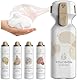 YOUCISION® 3-in-1 Duschschaum Spender – individuell mischbar & nachfüllbar – vegan, hautfreundlich & nachhaltig – Made in Germany – mit 4 Kartuschen (Starter-Set, Duftreise Starter-Set)