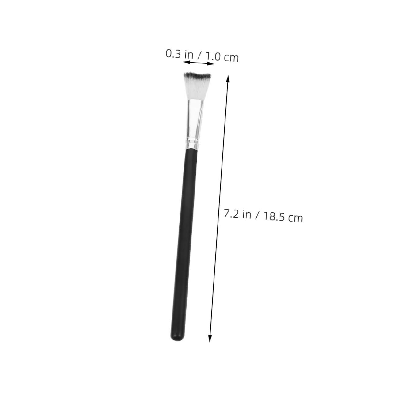DEARMAMY Nose Makeup Brush for Women Shaped Highlighter Brush with Soft Bristles for Contouring Easy to Clean Portable Design for Go Makeup Application Finish