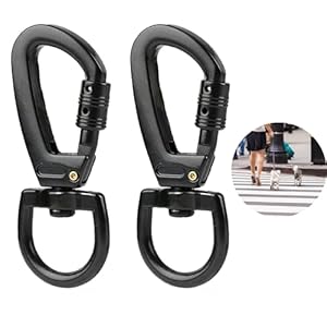 Rumgug Drehgelenk Karabiner Clips, 2 Stück