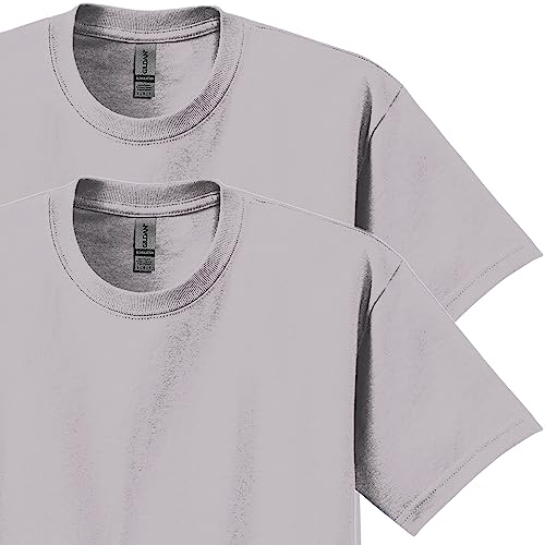 Image of Gildan Ultra Cotton Tshirt, Style G2000 2-Pack, Ice Grey (2-pack), XX-Large