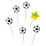 Amscan Soccer Birthday Toothpick Candle Set, Party Decoration