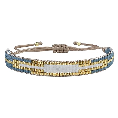 Bracelet perles Miyuki ajustable fini les bijoux inconfortables