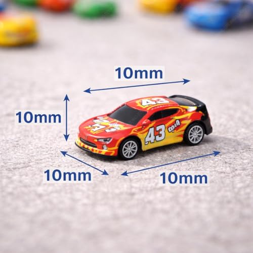 Image of DZLING Die-Cast Metal Toy Pickup Trucks, Pull Back Action Racing Cars, Vehicle Set for Kids Ages 3+ (8Pcs Die Cast Car Set)