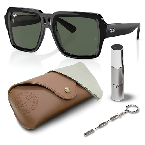Ray-Ban RB4408 MAGELLAN BIO-BASED Square Shaped Sunglasses for Men & Women with Official RAYBAN Eyewear Kit