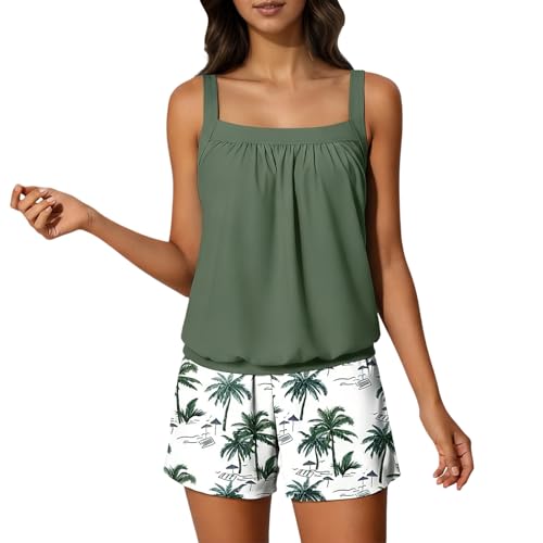 Maillot de bain deux pièces tankini confortable pour sculpter la silhouette