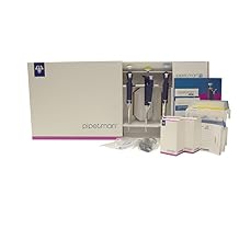 Gilson F167900 PIPETMAN G Starter Kit Single Channel Pipettes P20G, P200G, P1000G, Stainless Steel/PVDF