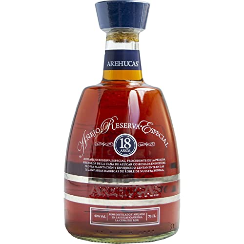 AREHUCAS Ron añejo reserva especial 18 años botella 70 cl