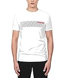 Antony Morato Camiseta de Cuello Redondo MC con impresión Frontal para Hombre Blanco (Blanco 1000) XXL