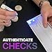 VersaCheck GTMS-1226 Gotest Check Compliance Tester and Counterfeit Detector for Checks, Currency and ID's, Blue