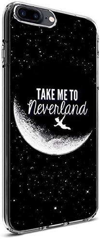 TPU iPhone 8 Plus/iPhone 7 Plus Case with Design for iPhone 8 Plus/iPhone 7 Plus 5.5 Inch Take Me to Neverland