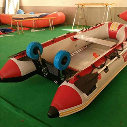 DENEST SlipreDer voor opblaasbare boten, inklapbaar, roestvrij staal, starwielen voor boten, rubberboot, eenvoudige aanhanger, sliprDer rubberbootrader De transportfiets met as - Image 7