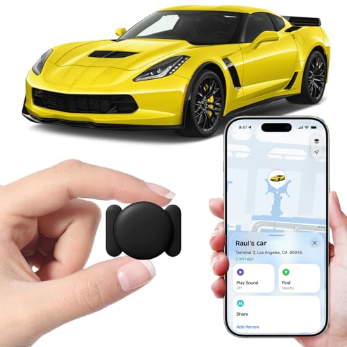Mini GPS Tracker for Vehicles - Real-Time Tracking Car Tracker, Hidden Magnetic Car Tracker Device, No Monthly Fee/No Subscription/No SIM Required, Global Coverage Location for Cars, Kids, Pets