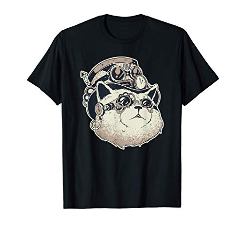 Vintage Fantasy Steampunk Retro Cat Animal Pet