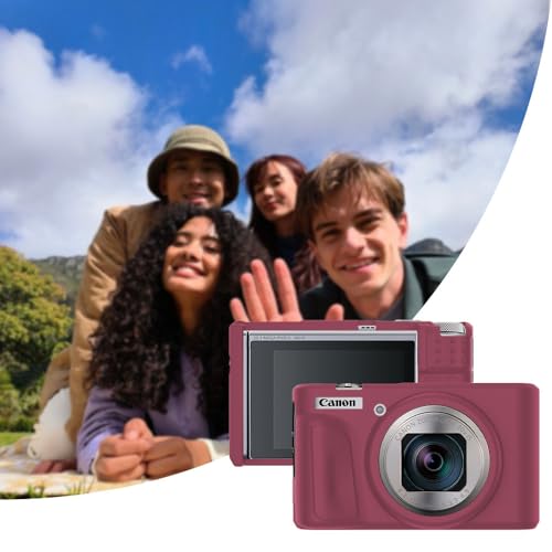 Funda de silicona para Canon Powershot SX740/SX730 HS rojo miniatura 2