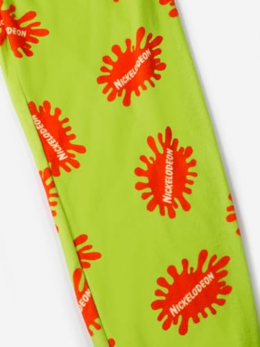 Nickelodeon Slime Repeat Logo Lime Polar Fleece Pants2