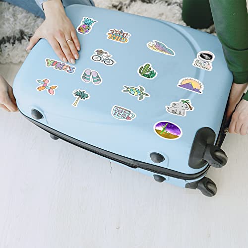 Pegatinas de vinilo Happy Doodle pack de 100 unidades impermeables 7