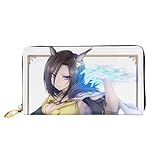 [Briefcas] ウマ娘 長財布 人気 小さい財布 メンズ 本革 大容量 薄型 サイフ ミニ財布 ビジネス 小銭入れ ラウンドファスナー 薄い レディース 長財布