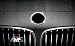 Boobo Ice Out Front Hood Cover Luxury t Badge Silver Bling Ring Emblem with Genuine Austrian Crystal for BMW 3 Series 330 335. (Silver)