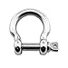4 Pcs Stainless Steel Anchor Shackle 1/4