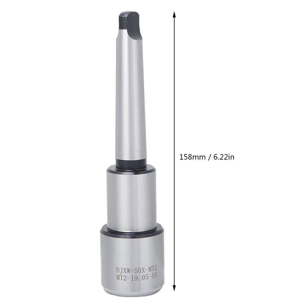 ANKROYU MT2 Outside Cooling Hollow Drill Bit Connecting Rod, C45 Magnetic Hollow Drill Bit Connecting Sleeve, Outside Cooling Arbor for Drilling Machines