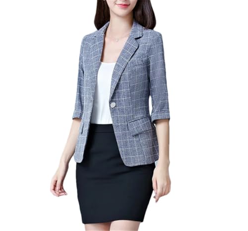 Blazer en lin et coton pour femme parfait pour vos journées de bureau et soirées d'été