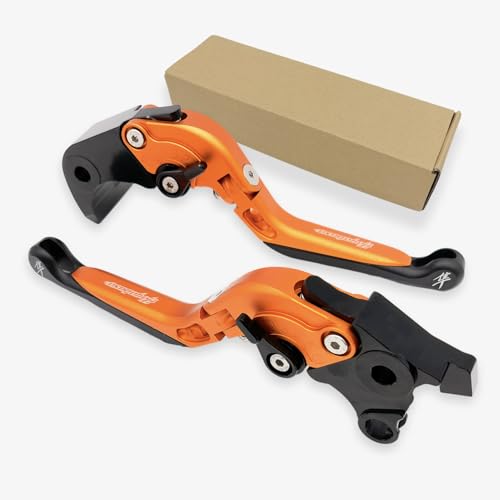 Generic Replacement for Suzuki GSX1300R Hayabusa GSX 1300R 2021-2024 Motorcycle Brake Clutch Levers (Orange Black `Black)