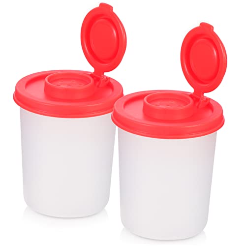 Cabilock 2pcs Mini Condiment Bottles Spice Shaker Bottles Spice Dispenser for Camping Kitchen