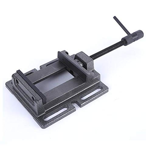 KATSU Bohrmaschinenschraubstock 150mm, Professionelle Deutsche Säulenbohrer Tischklemme für Werkstatt und Fräsbohrmaschinen 4022746