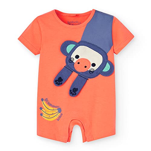 Pelele Bebe Niña - 100% algodón- Organico - Manga Corta - Pelele Verano – Pijama para dormir- Ropa de Regalo - Para bebe de 0 mes a 18 meses (Tangerine, 18 meses)