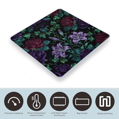 Báscula Digital para Baño con Pantalla LED Clara 400 Lbs miniatura 3