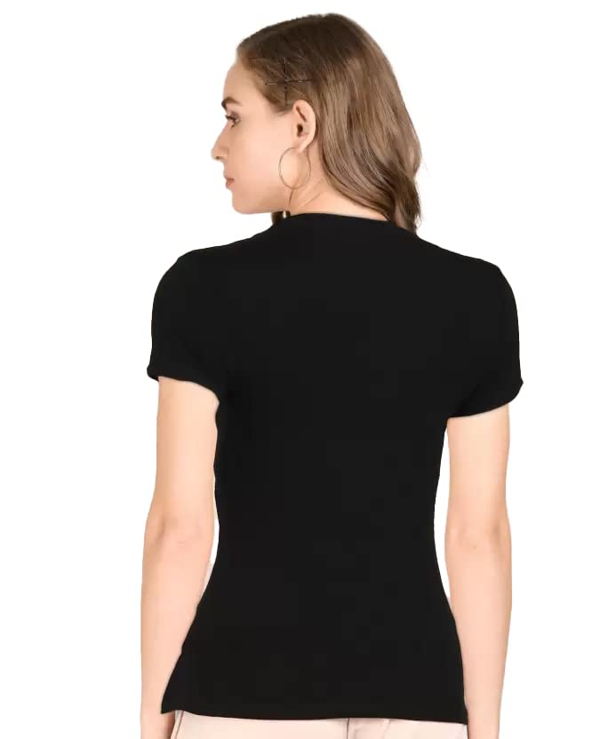 Image of Lyra Women's Cotton Regular Fit T-Shirt