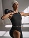 Nike Women's One Fitted Dri-Fit Cropped Tank Top, Black, Large