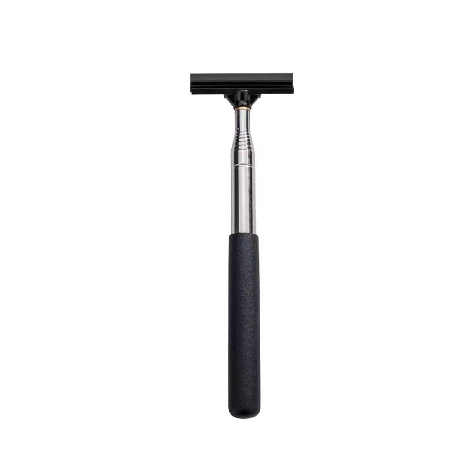 Car rearview mirror wipers Car Rearview Mirror Wiper Telescopic Auto Squeegee Cleaner(Black)