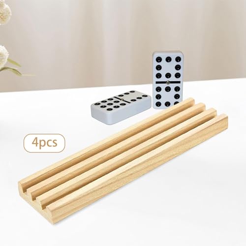 Set de dominós de madera, accesorio decorativo, sin base miniatura 6
