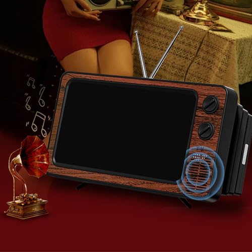 Expansor de pantalla de teléfono con lupa retro y soporte ajustable 3