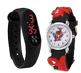 pass pass Combo Watch for Boys & Girls (Pack of-2) (Black) (B084G8VGTR) Amazon Price History, Amazon Price Tracker