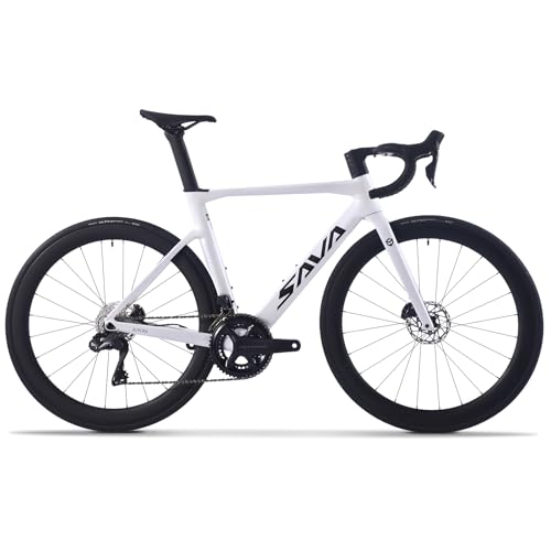 SAVADECK Carbon Fiber Road Bike, 24 Speeds Shifting Road